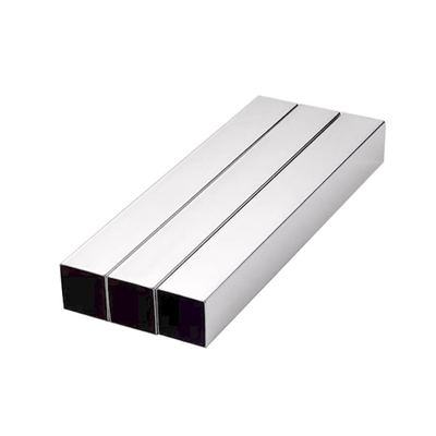 Decorative 316 100mm Stainless Steel Pipe And Tubes Rectangular